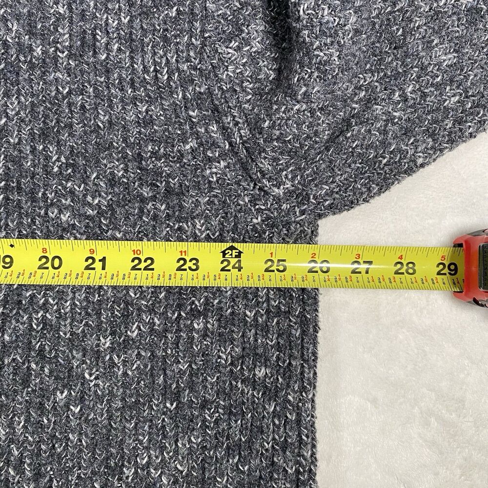 Abercrombie & Fitch Men’s XL Tall 1/4 Zip Mock Neck Sweater Grandpa Oversized - Picture 6 of 8